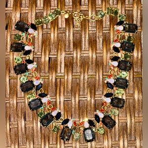 Elegant Multicolor Statement Necklace by J.Crew